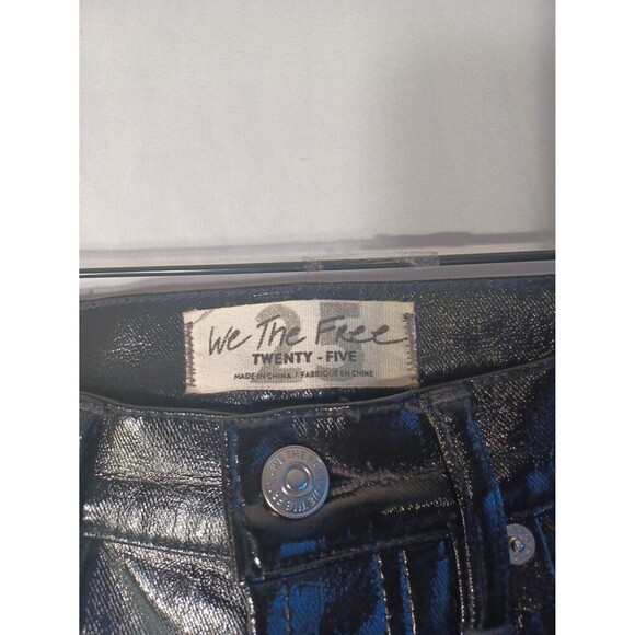 NWOT FREE PEOPLE PHOENIX COATED PANTS - Picture 4 of 7